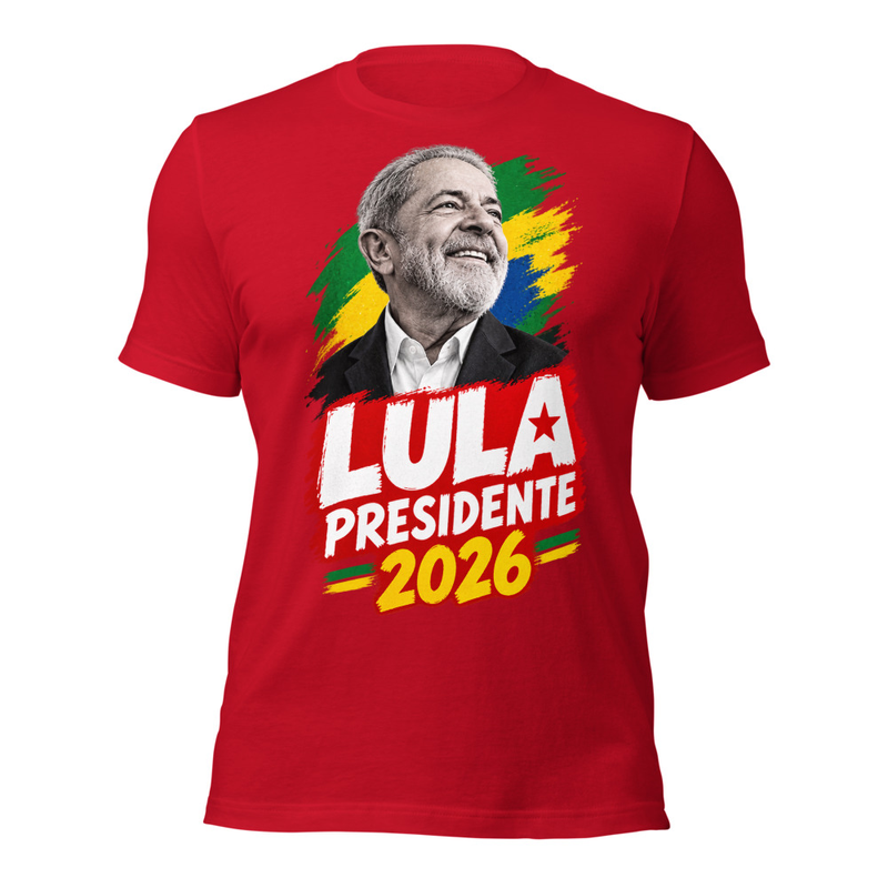 Camiseta Lula 2026 – Orgulho de Ser Brasil