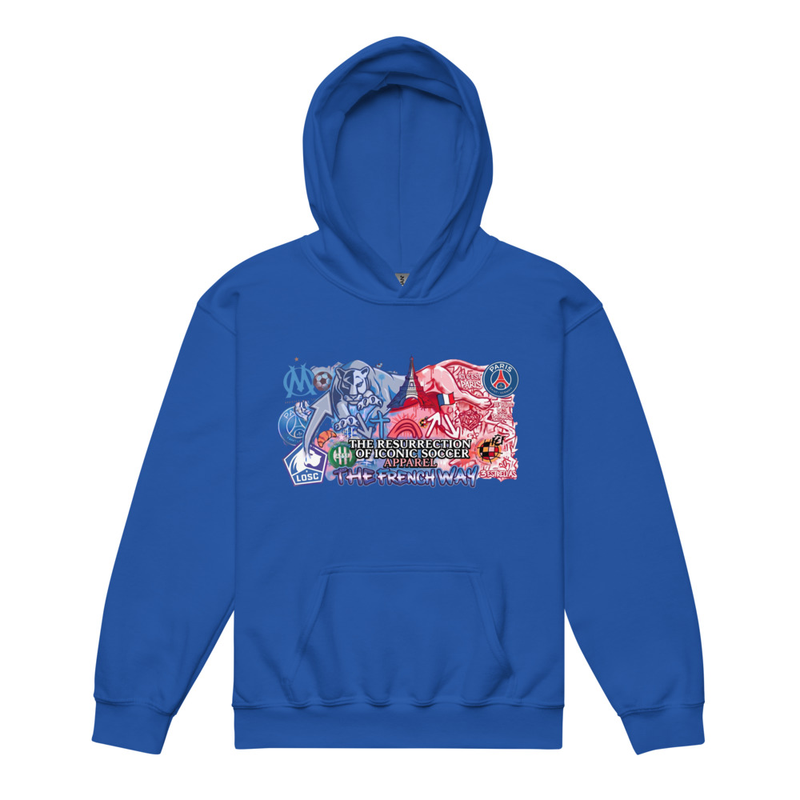 La renaissance du football "The French Way" Premium Hoodie Youth