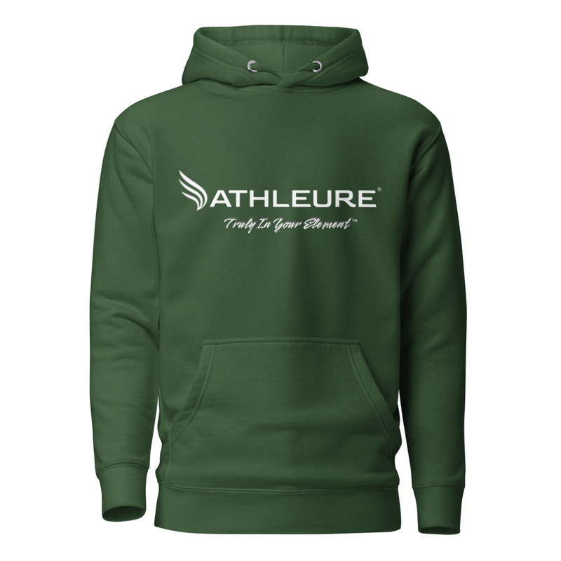 ATHLEURE® - Unisex Hoodie – S, Forest Green