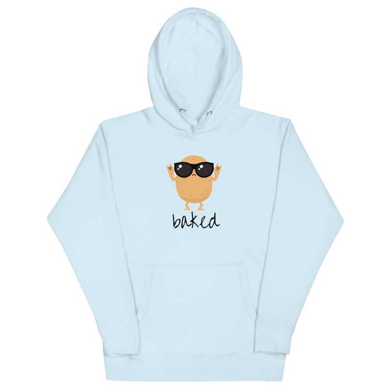 Baked Unisex Hoodie — Eat Sleep Potato — view 3