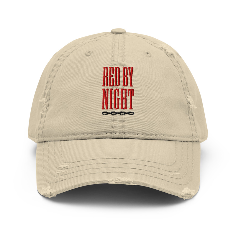 Official Red By Night Distressed Dad Hat