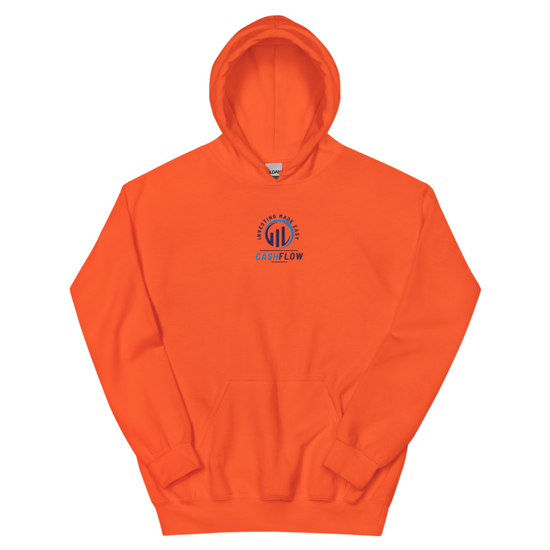 Cashflow Investing Inc Embroidered Hoodie v.2 – S, Orange