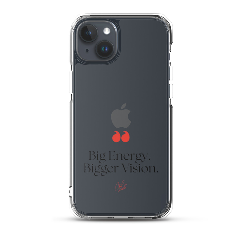 Big Energy. Bigger Vision. Clear Case for iPhone®