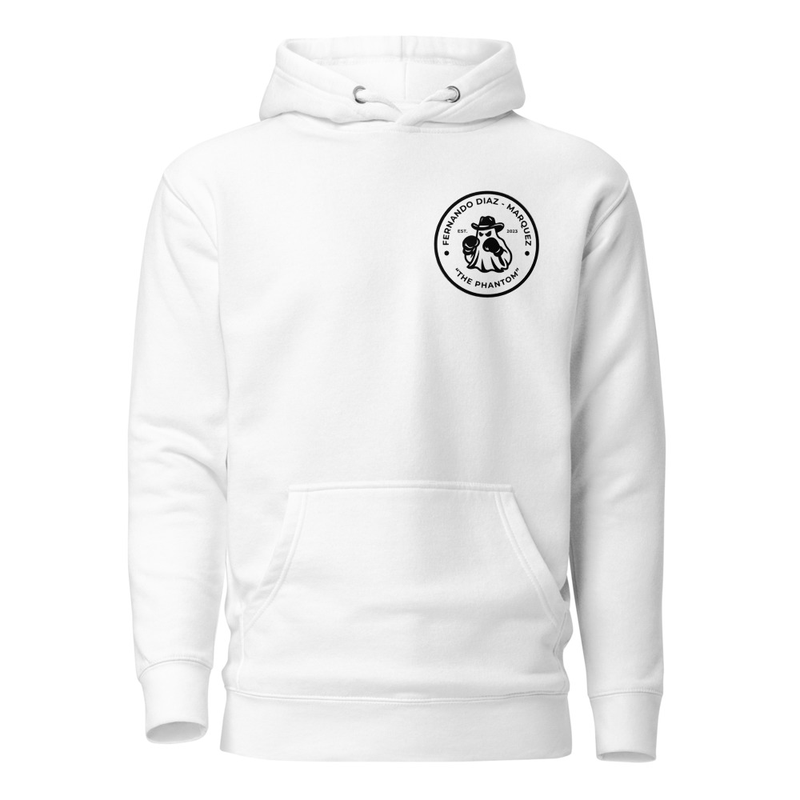 "THE PHANTOM" HOODIE – S, White