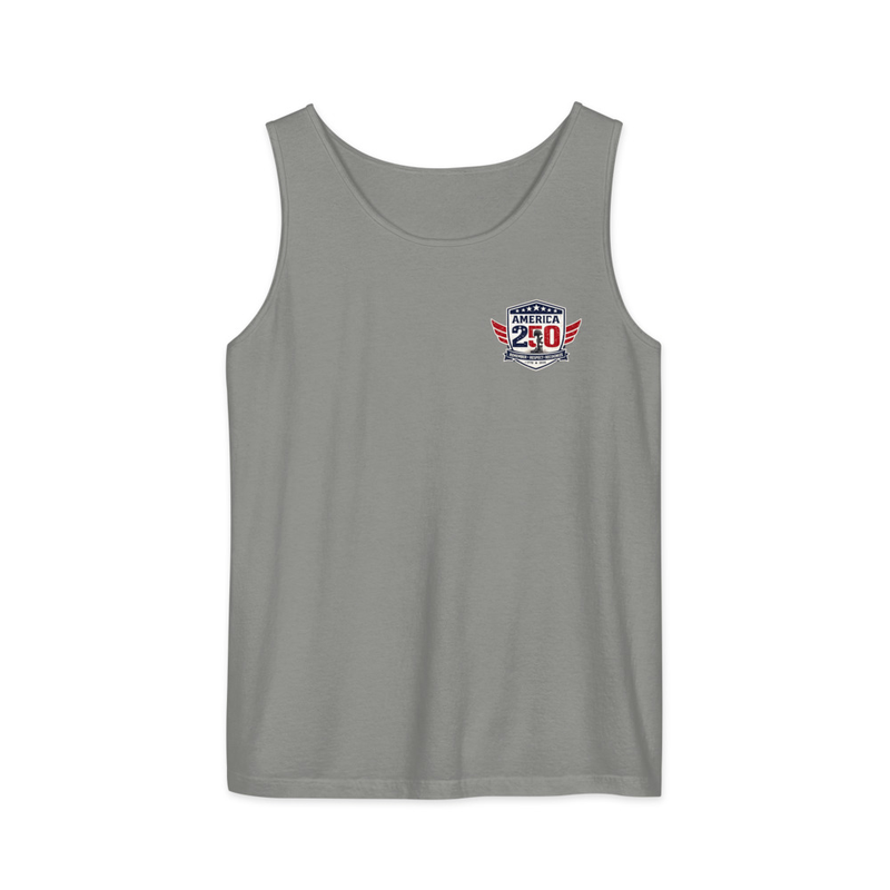 America 25 #1 Unisex garment-dyed tank top – M, Grey