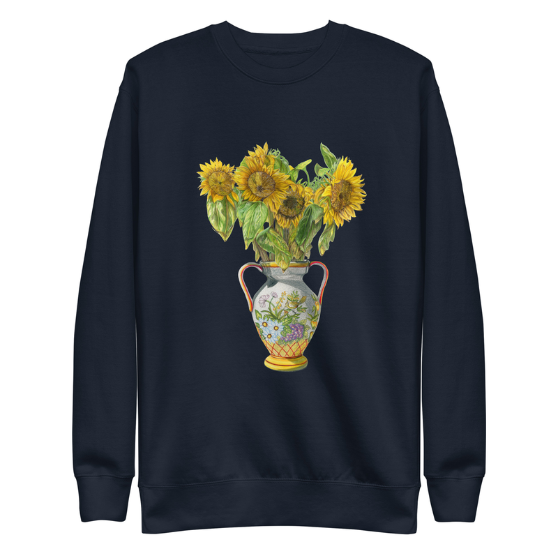 Sunny - Unisex Premium Sweatshirt – XL, Navy Blazer