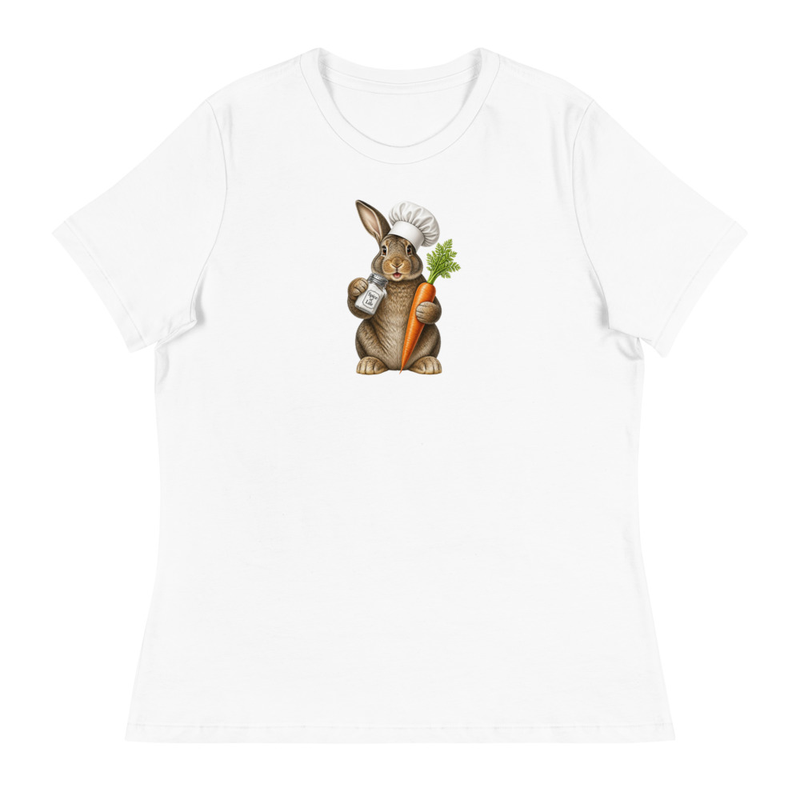 Flemish Giant Rabbit Chef Women's Relaxed T-Shirt