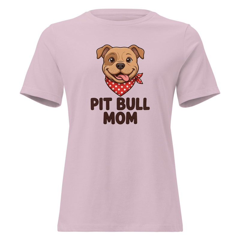 Women's Pit Bull Mom Relaxed T-Shirt – view 9