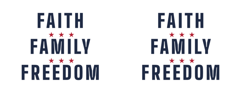 Faith, family, freedom mug — Size: 11 oz, Color: White