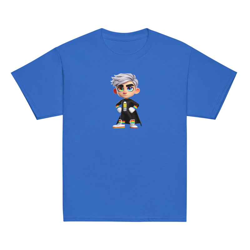 KP Youth classic tee – S, Royal
