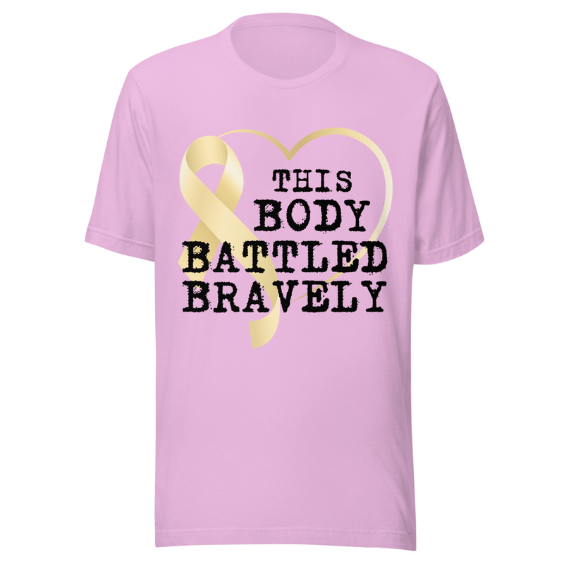 This Body Battled Bravely - Light Tone – S, Lilac