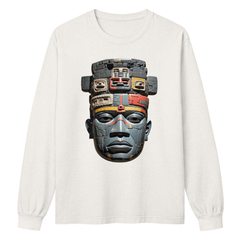 LAYER//BY//LAYER III - heavyweight long sleeve tee – XL, Vintage White