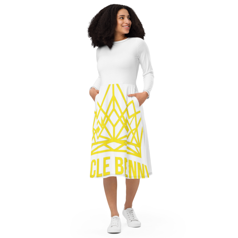 Uncle Benny ® Crown Dress Neon Yellow EST. 2020