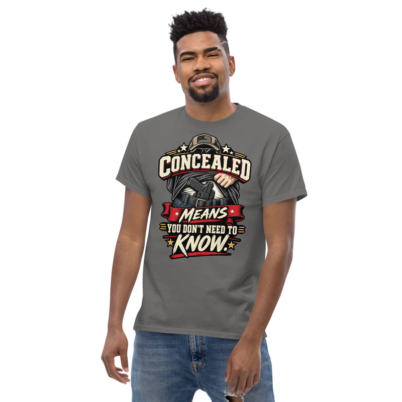 Concealed Carry – S, Charcoal