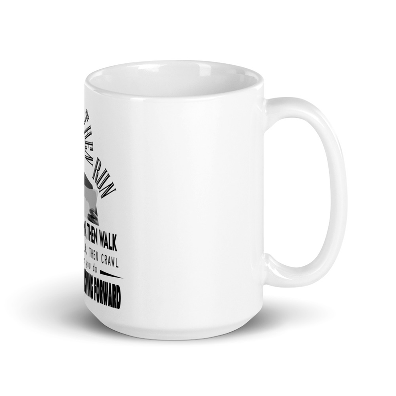 Martin Luther King Jr - Motivational Speech White glossy mug