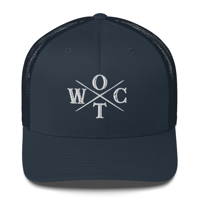 OTWC - Trucker Cap - White Text – One size, Navy