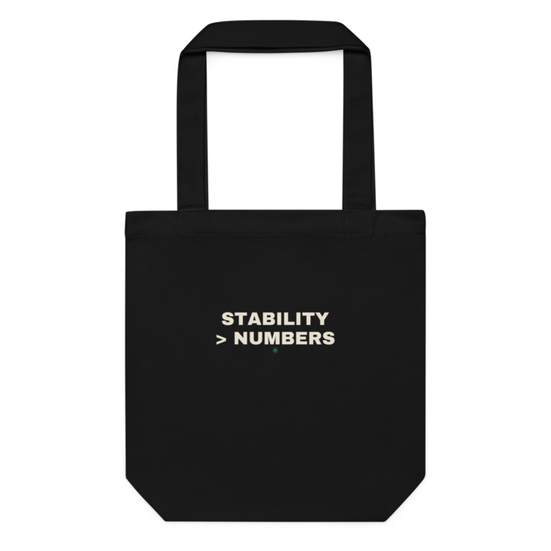 STABILITY > NUMBERS Tote mockup