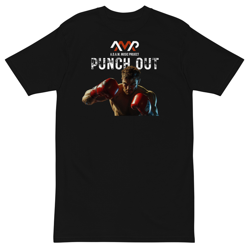 AMP's "Punch Out" Men’s premium heavyweight tee