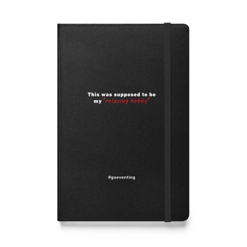 "Relaxing Hobby" Hardcover Notebook