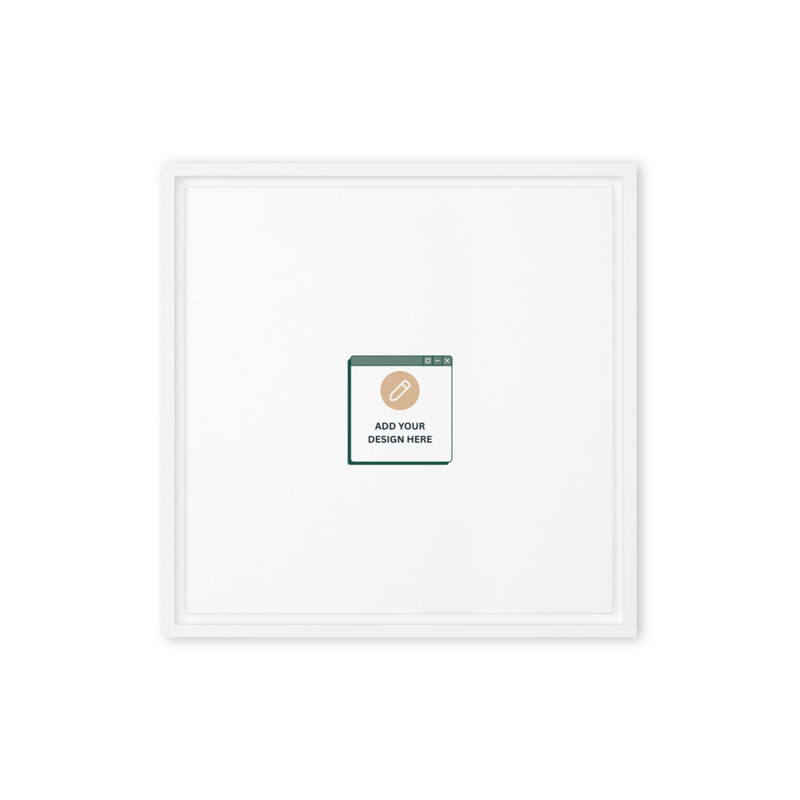 Framed canvas / 16″×16″