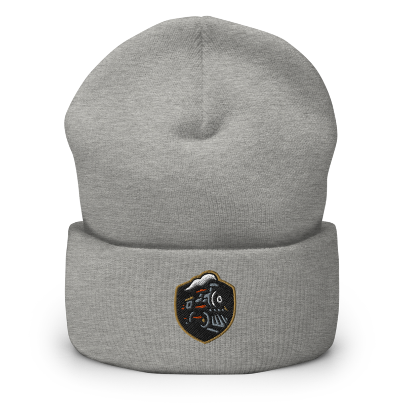 East Side Engine - Cuffed Beanie – One size, Heather Grey