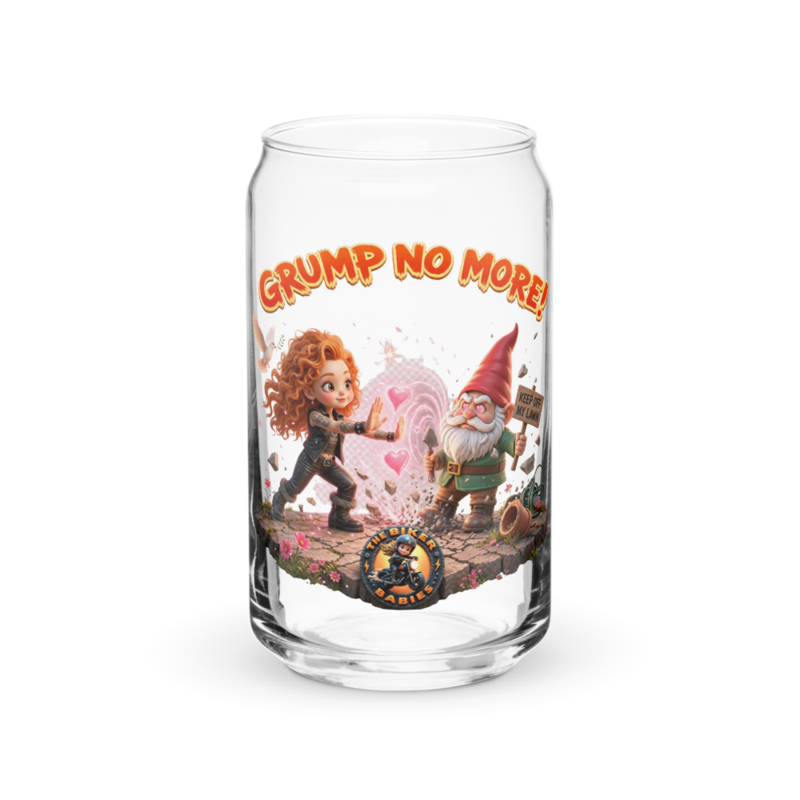 Grump No More 16oz Can Glass