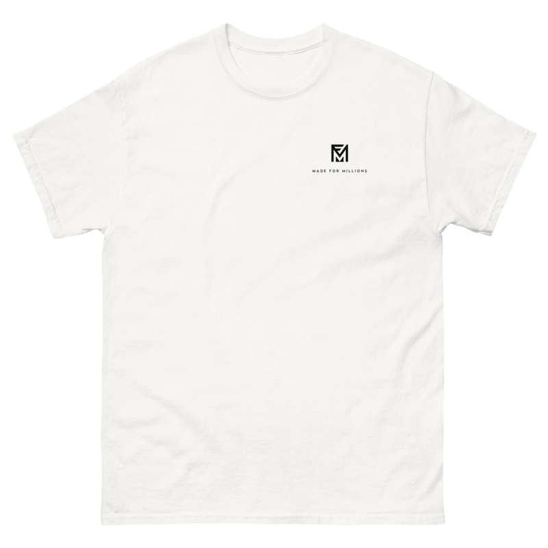 The Made For Millions® Classic Minimalist Tee (Unisex) – S, White