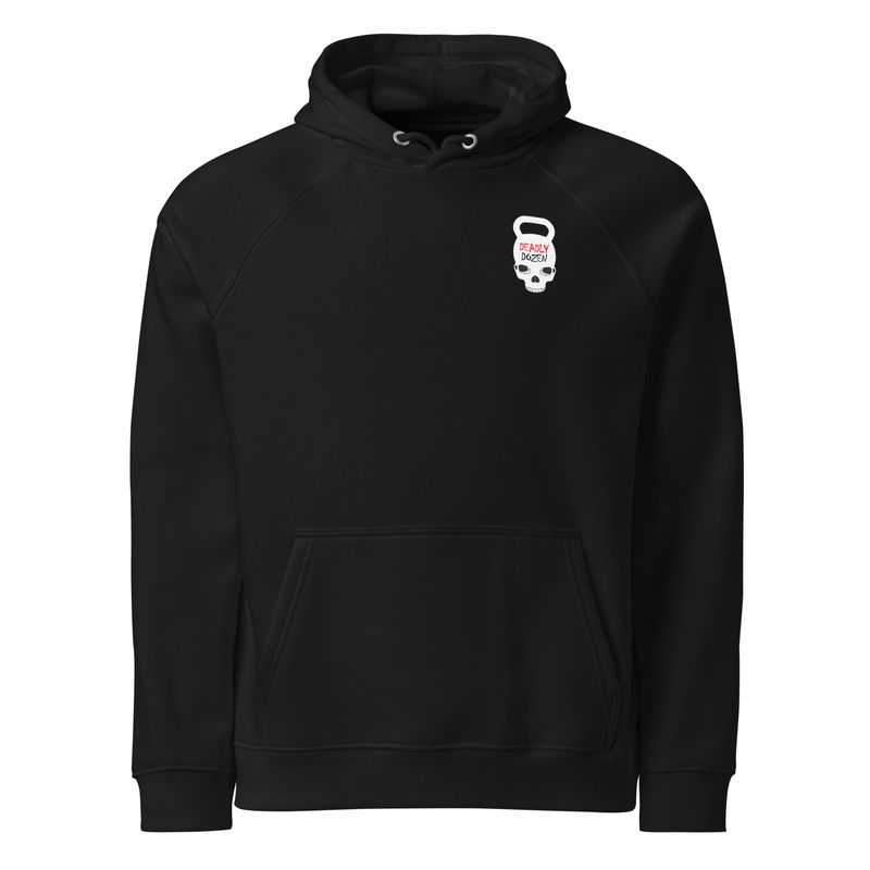 Hoodie Raglan Éco, Noir