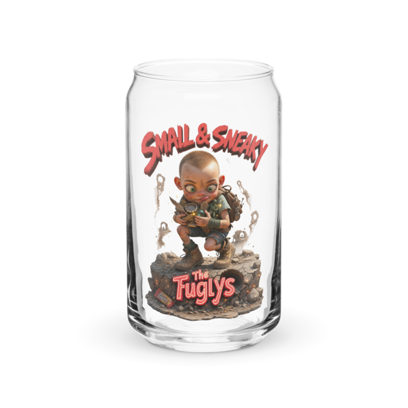 Grimey - Small & Sneaky 16oz Can Glass