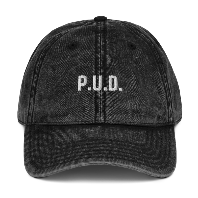 P.U.D. Dad Hat mockup
