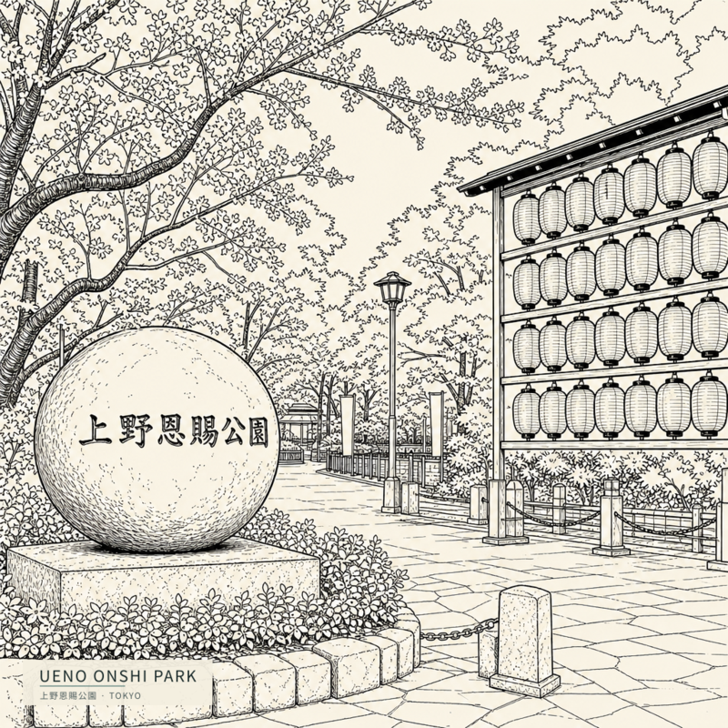 Ueno Onshi Park(上野恩賜公園)のアートワーク