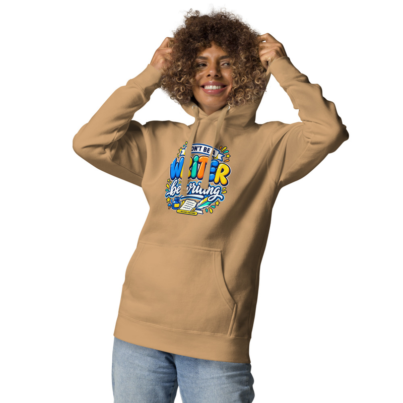 Be Writing - Adult Hoodie – XL, Khaki