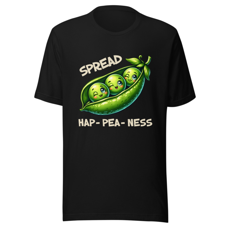 RetroPuns — Spread Hap-Pea-Ness Tee