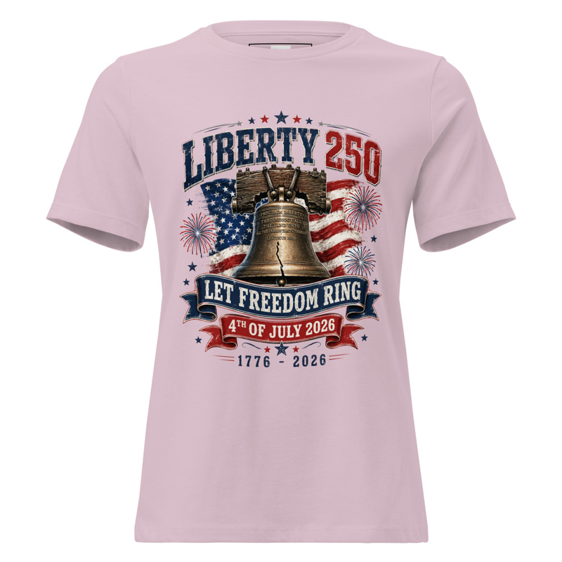 Liberty 250 Women's Relaxed T-Shirt – XL, Light Violet