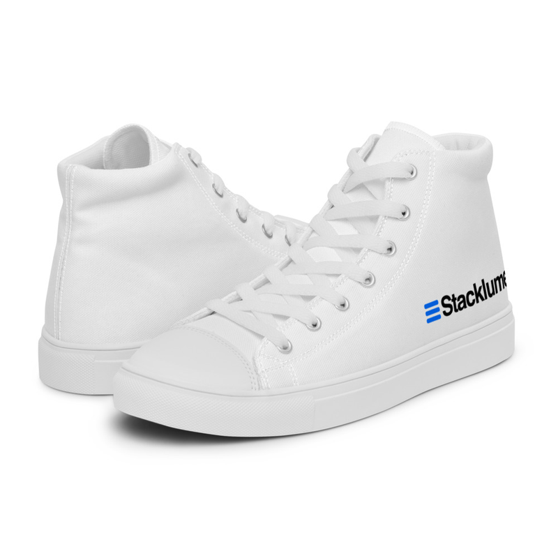 Stacklumen Men's high top canvas shoes