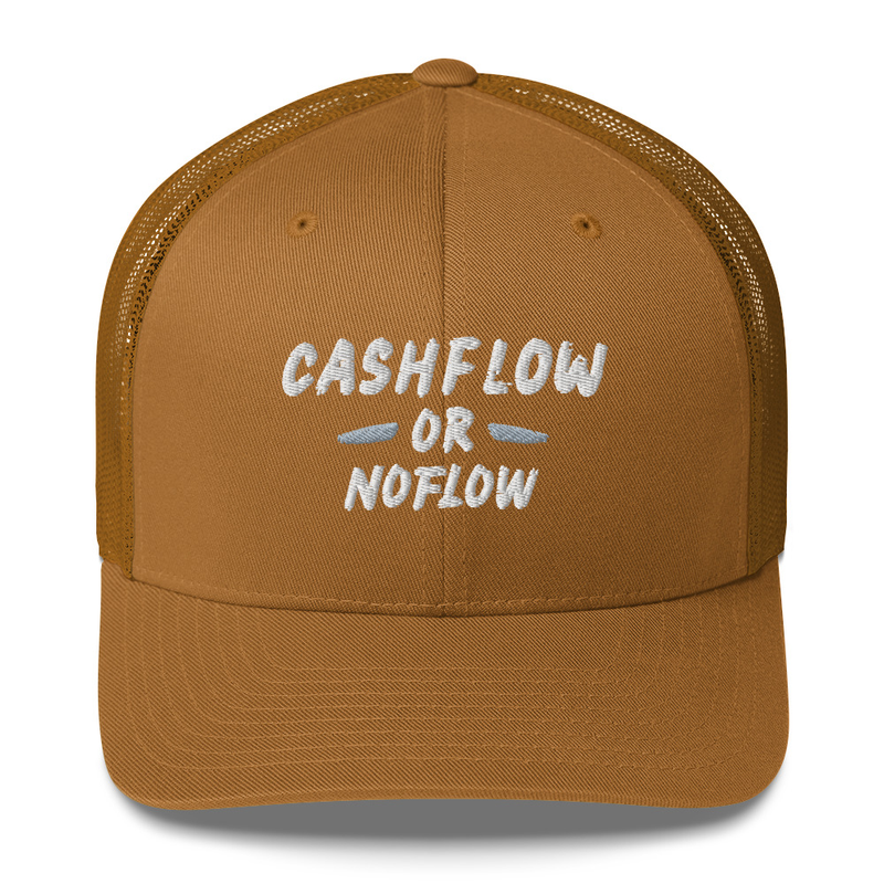 #CashflowOrNoflow Hat – One size, Caramel