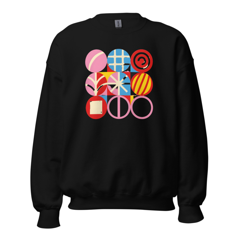 Bauhaus Score Grid Crewneck (Artist Series) — Sourdough Baking merch