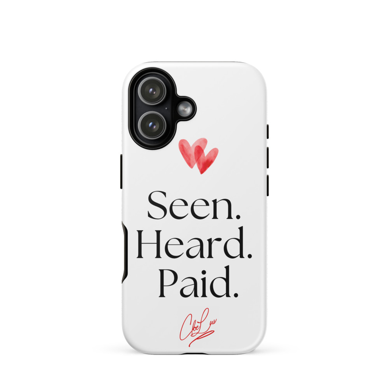 Seen. Heard. Paid. Iphone Case – iPhone 17, Matte