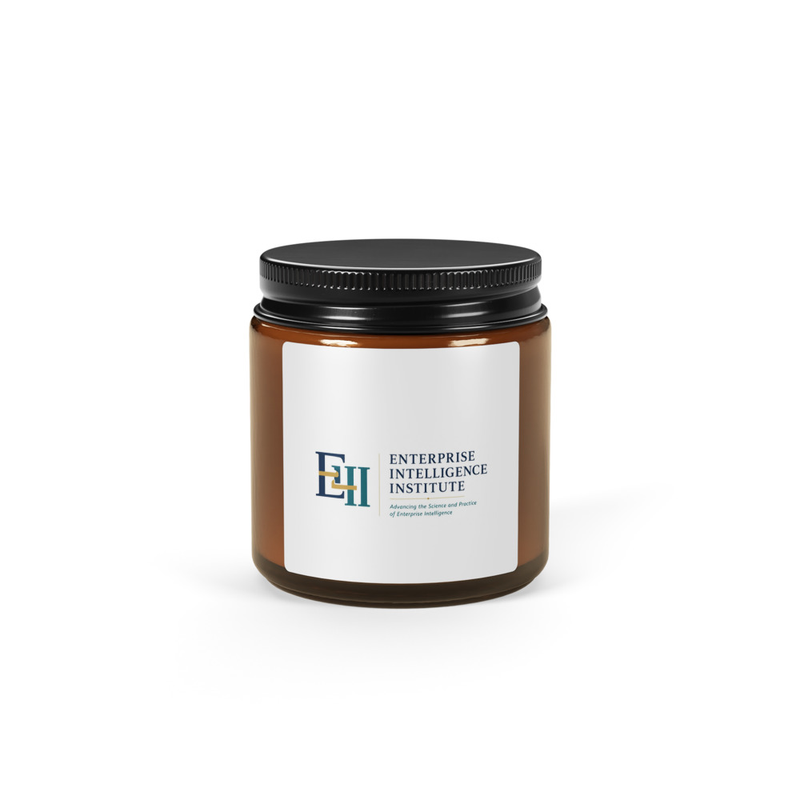 Amber jar soy candle