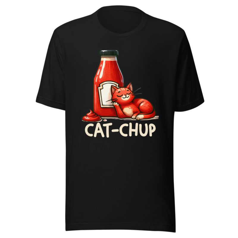 RetroPuns — Cat-Chup Tee