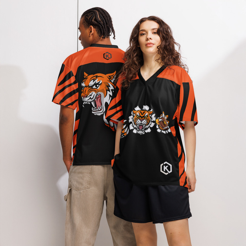 Kicxs Bengals Football Jersey - Orange/Black