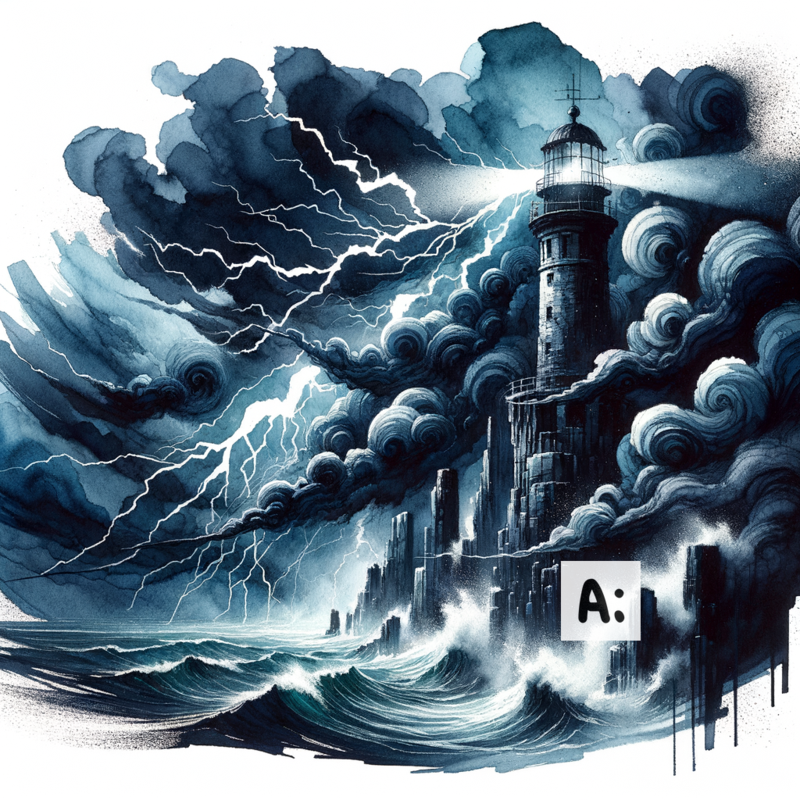 Stormy Lighthouse view 2