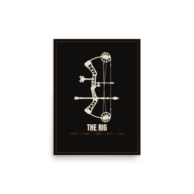 The Rig Poster — Bowhunting merch