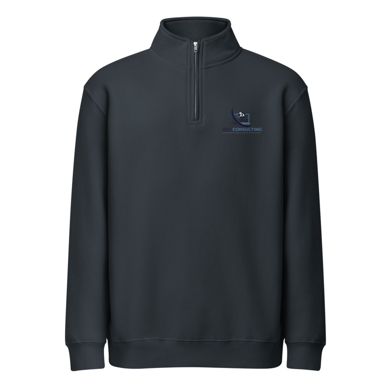 BMT Logo Lane Seven LS14014 Premium 1/4 Zip Sweatshirt – XL, Navy