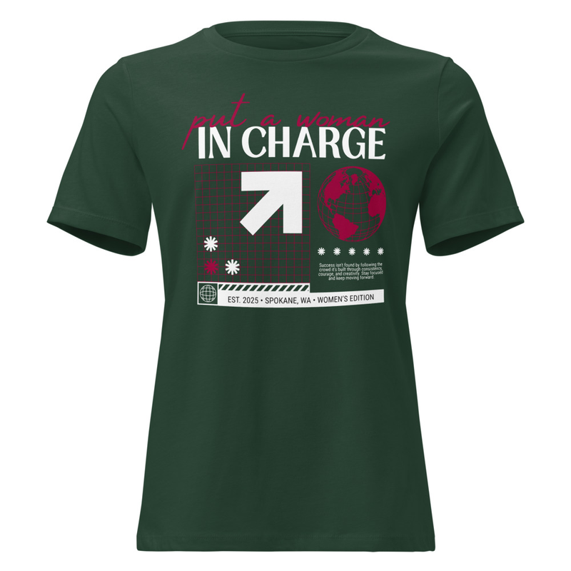 Put a Woman in Charge Women's Relaxed T-Shirt – Image 3
