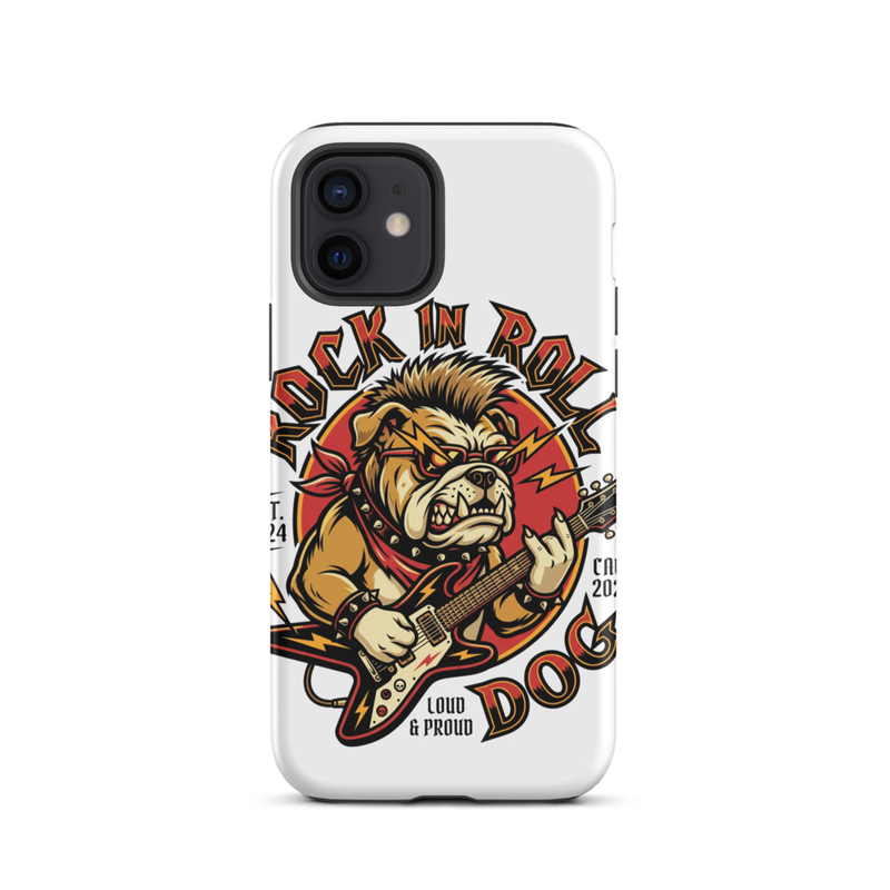 Tough Case for iPhone®: Rock N Roll Dog – iPhone 12, Matte