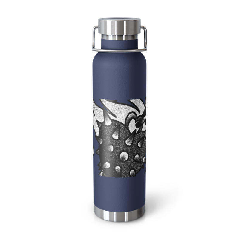 Burned Hearts Flail Copper Vacuum Insulated Bottle - by Collin