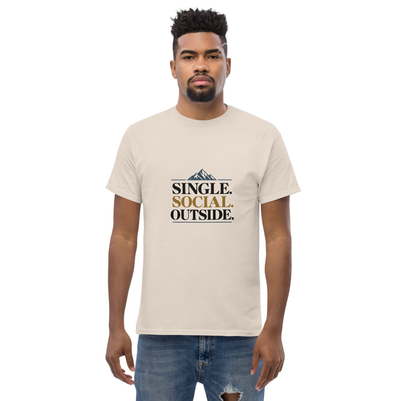 Single Social Outside - Unisex classic tee