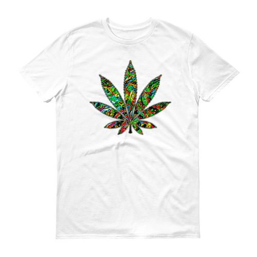 iZoot.com Ganjart ‘Cannabisleaf14' Short sleeve t-shirt — t-shirts & tees by Ira Zoot