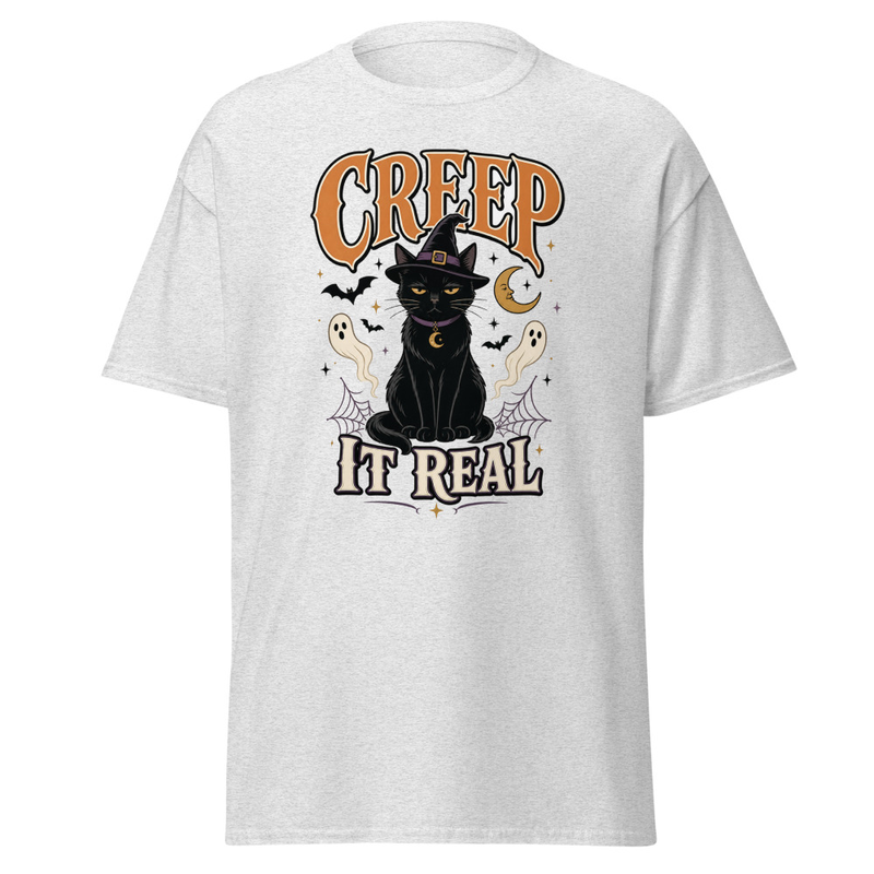 Creep It Real Tee in Ash